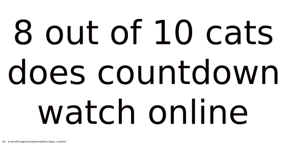 8 Out Of 10 Cats Does Countdown Watch Online