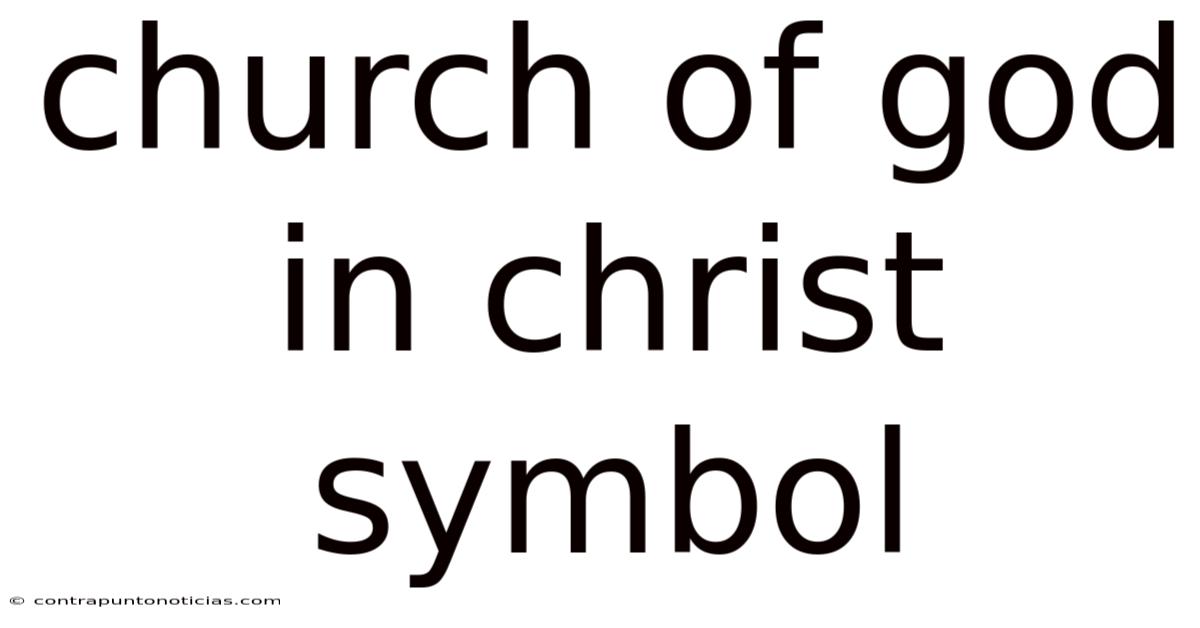 Church Of God In Christ Symbol