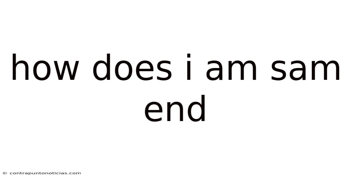 How Does I Am Sam End
