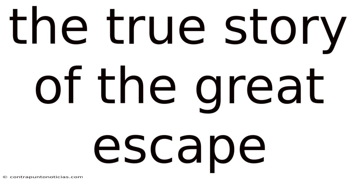 The True Story Of The Great Escape