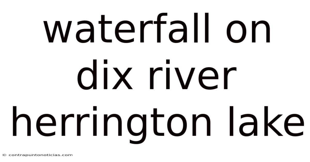 Waterfall On Dix River Herrington Lake